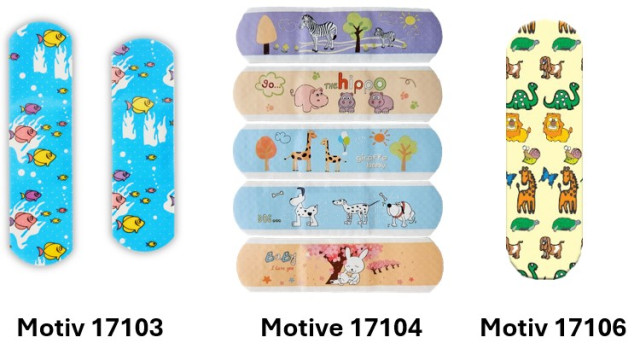 Neue Kinderpflaster im Programm